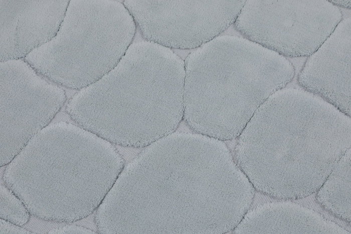 Mijölnir Juego de Alfombrillas de Baño de Algodón Lino - Blue, 2 Piezas